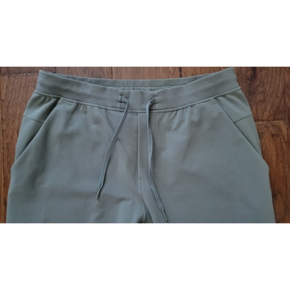 Lululemon Women's Olive Drawstring Performance Waist Joggers Sz XLarge 34-36/30" - Picture 2 of 5